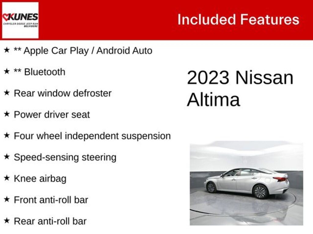 Used 2023 Nissan Altima 2.5 SV Sedan