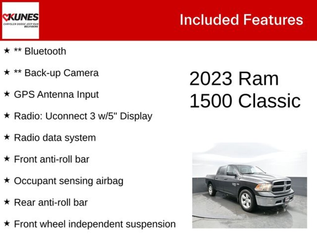 Used 2023 Ram 1500 Classic SLT Truck