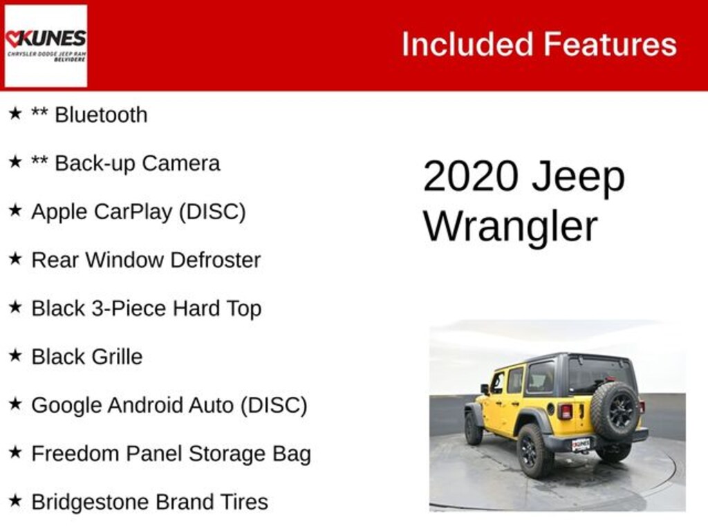 Used 2020 Jeep Wrangler Unlimited Sport SUV