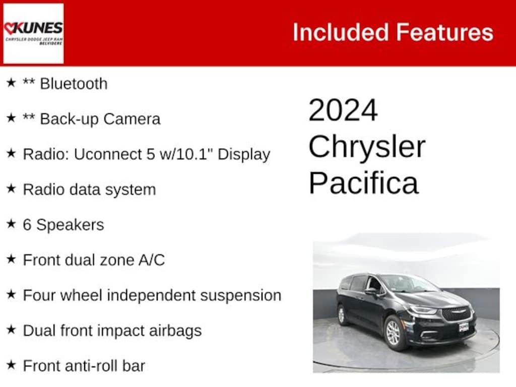 Used 2024 Chrysler Pacifica Touring L Minivan/Van