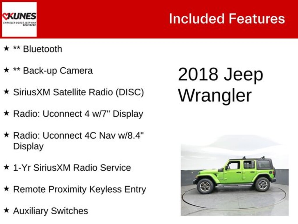 Used 2018 Jeep Wrangler Unlimited Sahara SUV