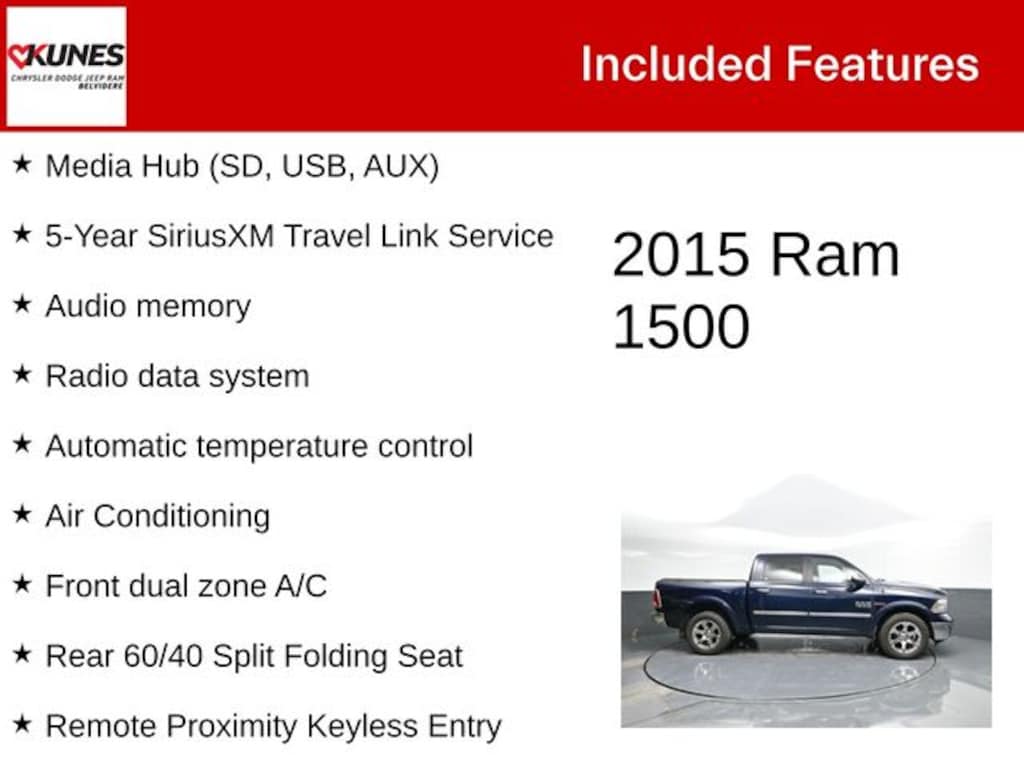 Used 2015 Ram 1500 Laramie Truck