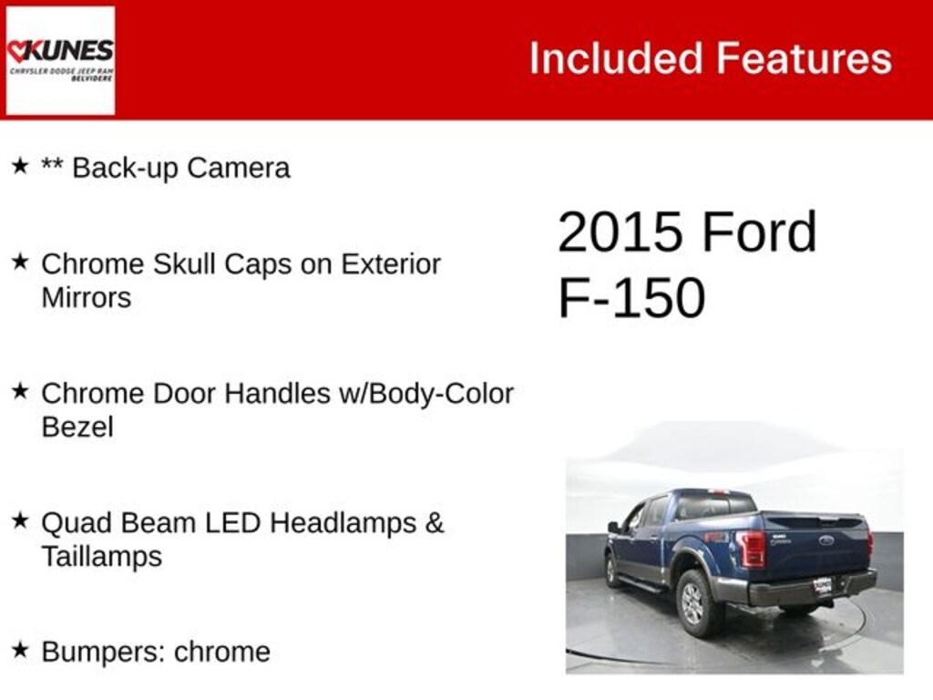 Used 2015 Ford F-150 Lariat Truck