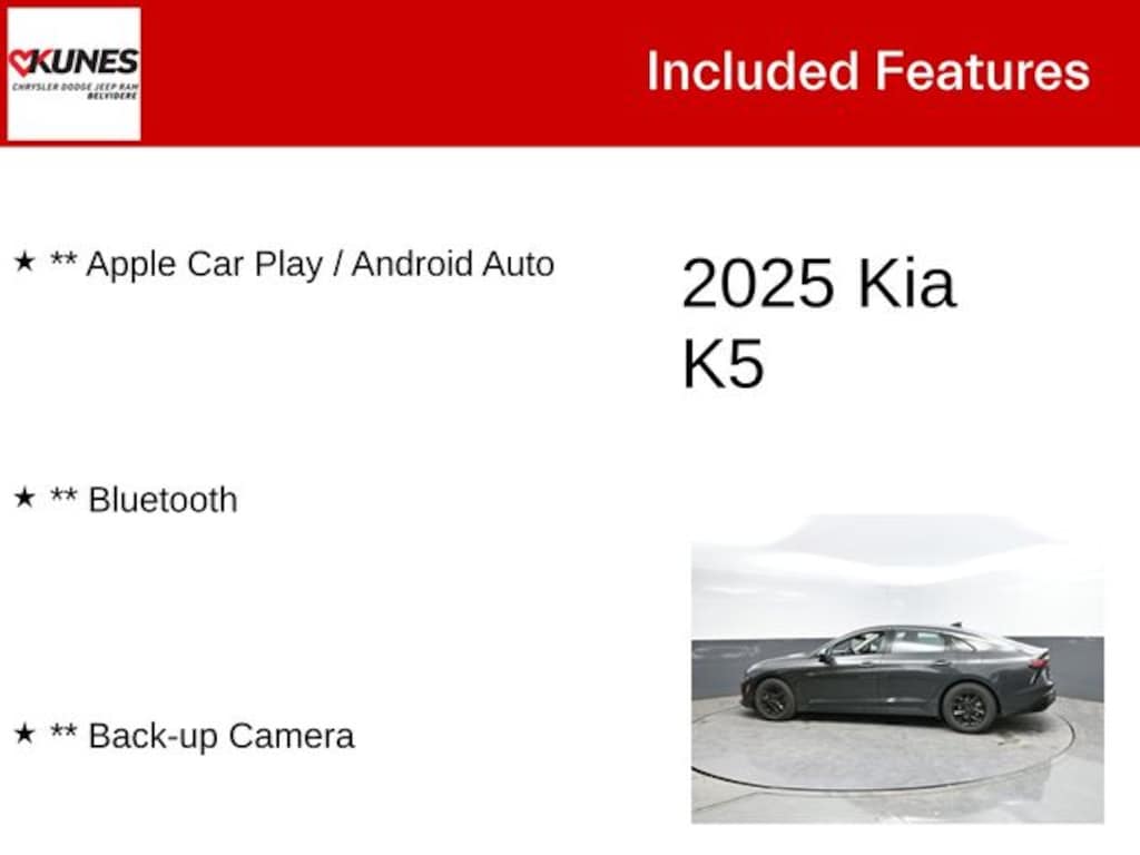 Used 2025 Kia K5 LXS Sedan