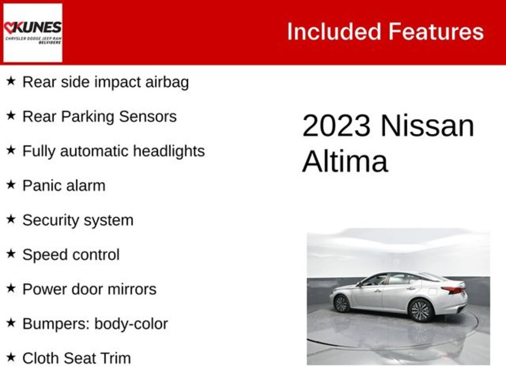 Used 2023 Nissan Altima 2.5 SV Sedan