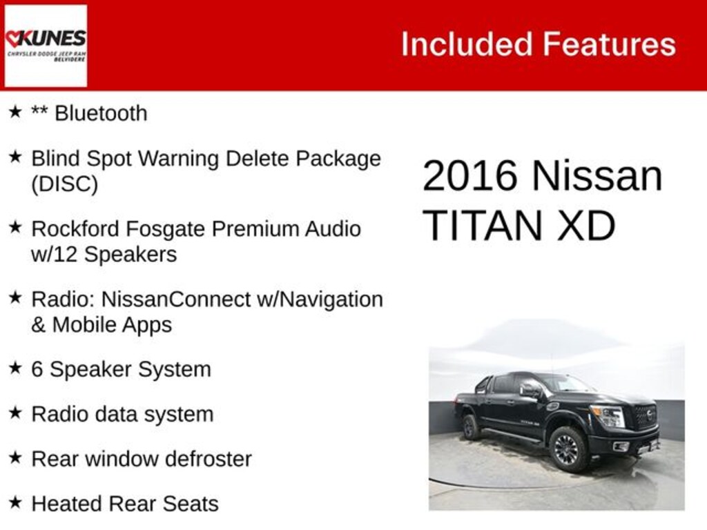 Used 2016 Nissan Titan XD PRO-4X Truck