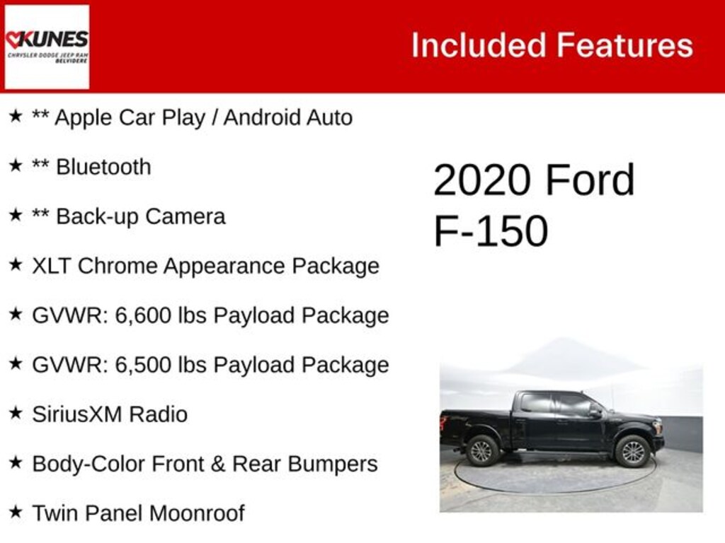 Used 2020 Ford F-150 XLT Truck