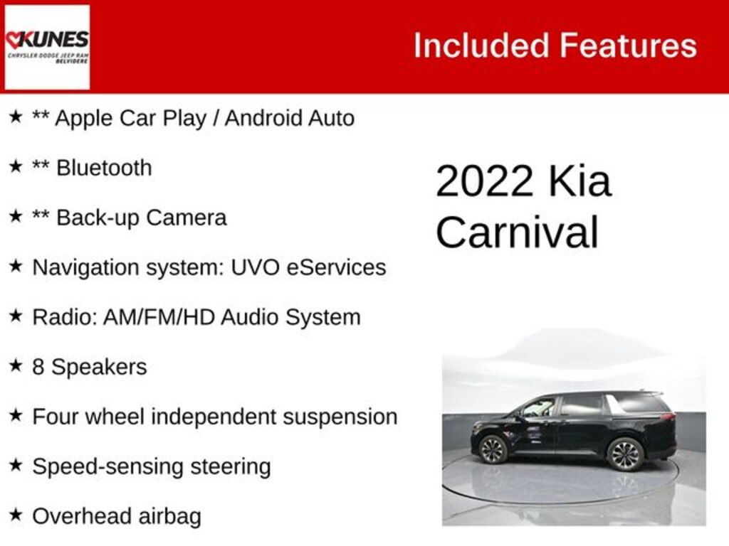 Used 2022 Kia Carnival EX Minivan/Van