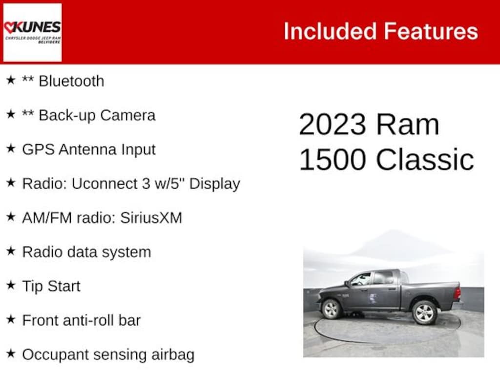 Used 2023 Ram 1500 Classic SLT Truck
