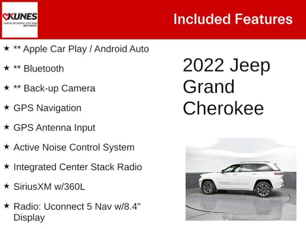 Used 2022 Jeep Grand Cherokee Overland SUV