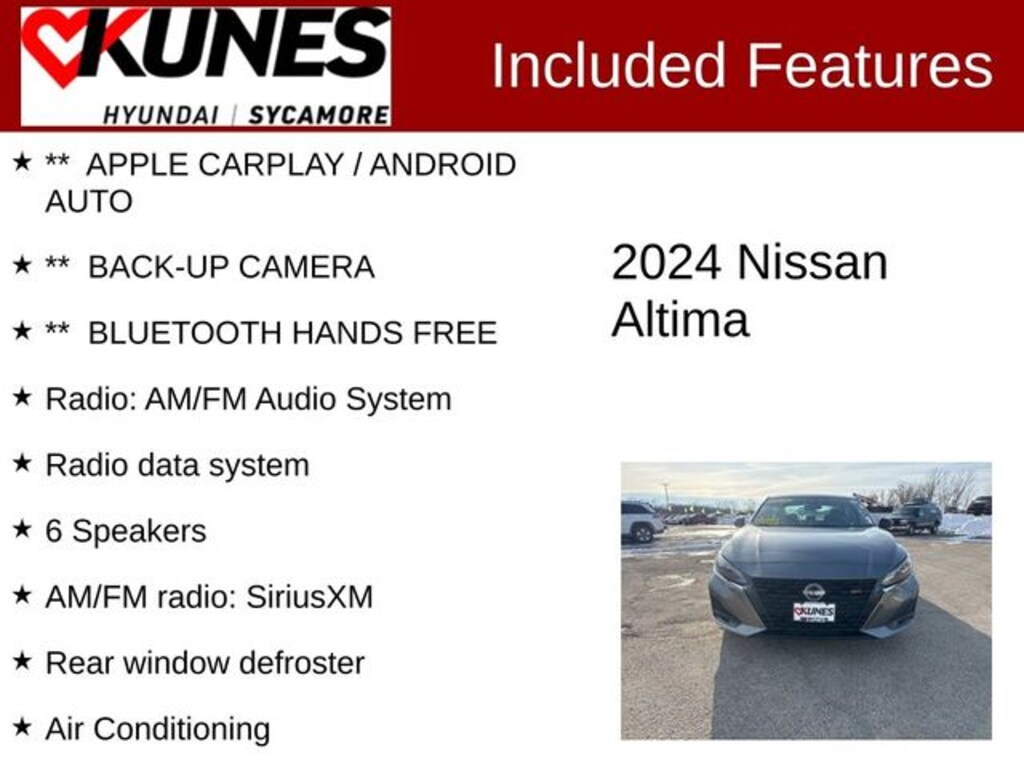 Used 2024 Nissan Altima 2.5 SR Sedan