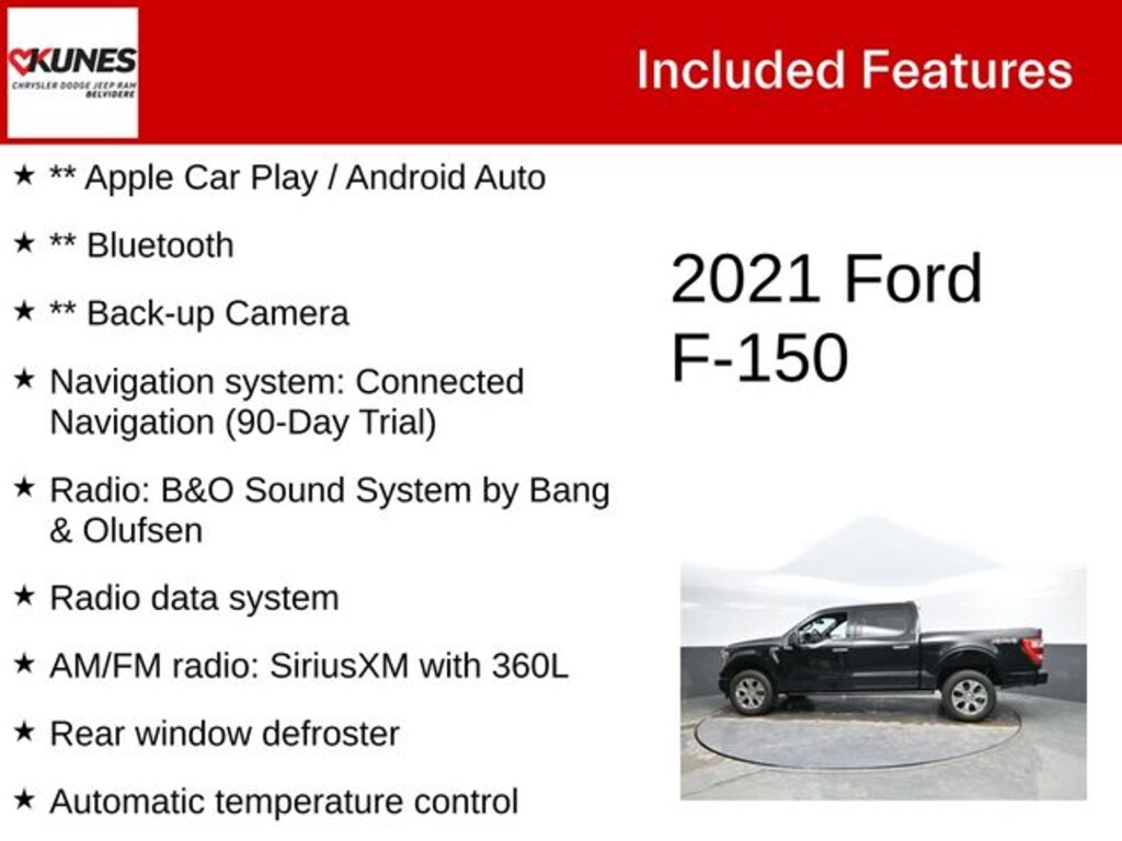 Used 2021 Ford F-150 Platinum Truck