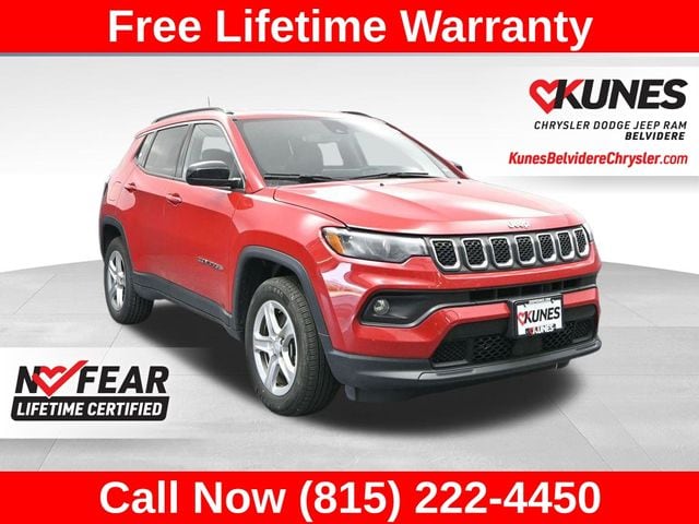 Used 2024 Jeep Compass Latitude with VIN 3C4NJDBN8RT607573 for sale in Beloit, WI