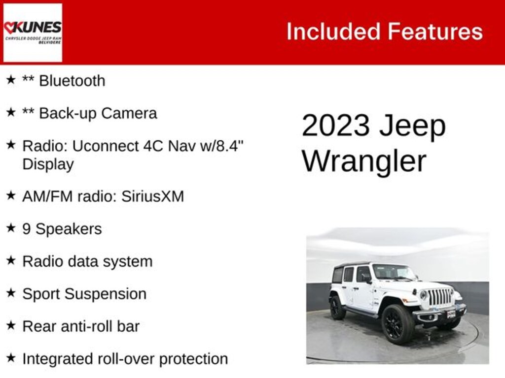 Used 2023 Jeep Wrangler Sahara 4xe SUV