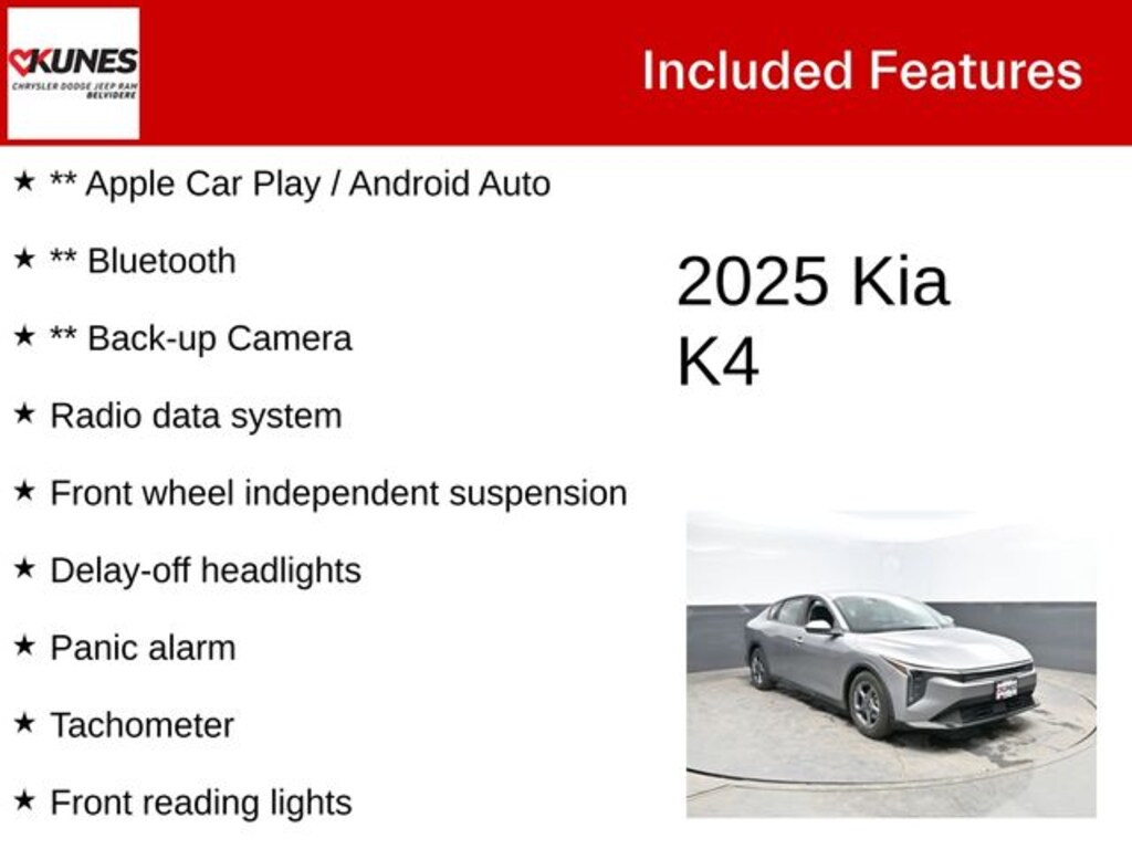 Used 2025 Kia K4 LXS Sedan