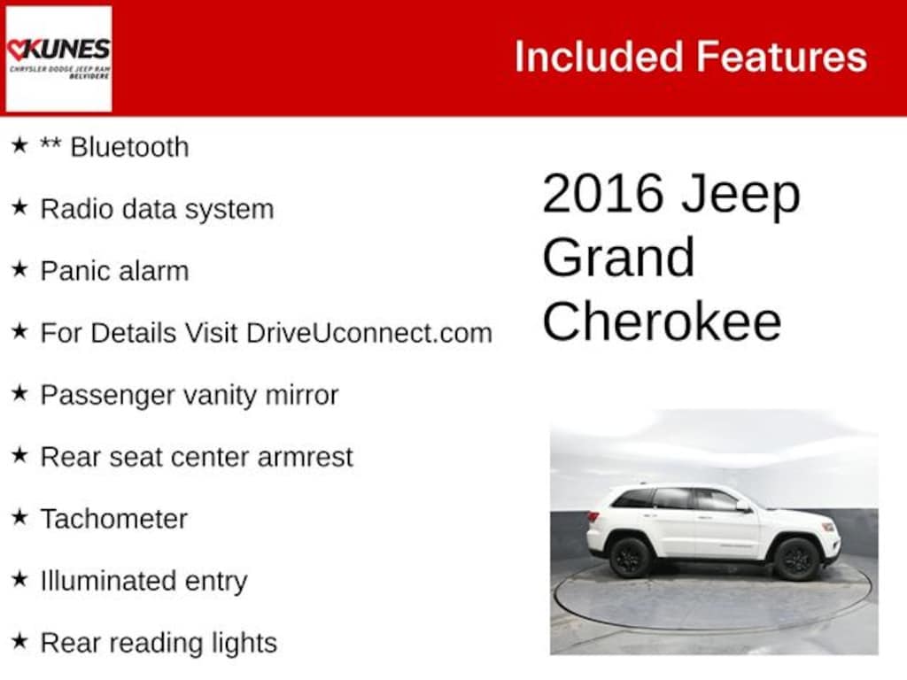 Used 2016 Jeep Grand Cherokee Laredo SUV