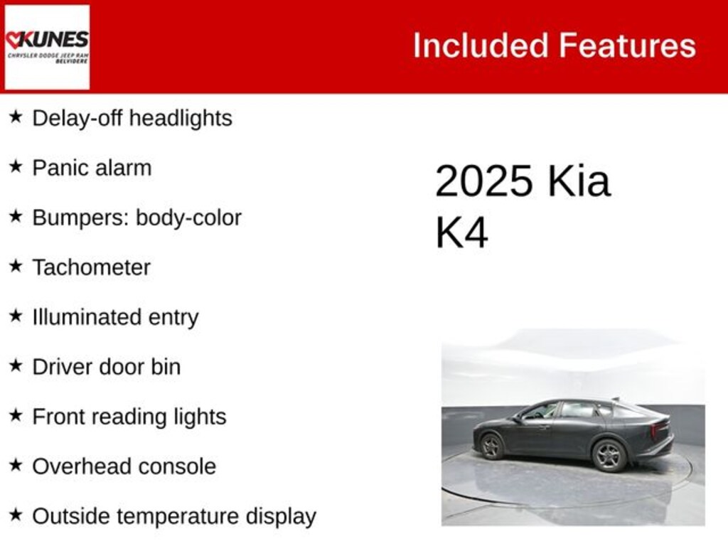 Used 2025 Kia K4 LXS Sedan