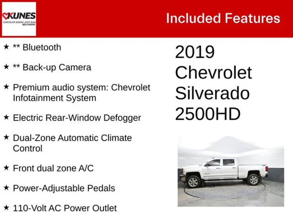 Used 2019 Chevrolet Silverado 2500HD LTZ Truck
