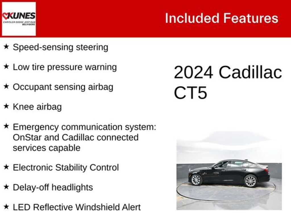 Used 2024 Cadillac CT5 Premium Luxury Sedan
