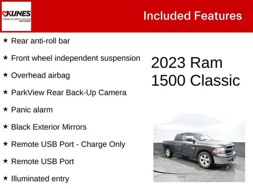 Used 2023 Ram 1500 Classic SLT Truck