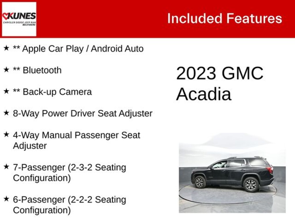 Used 2023 GMC Acadia SLT SUV