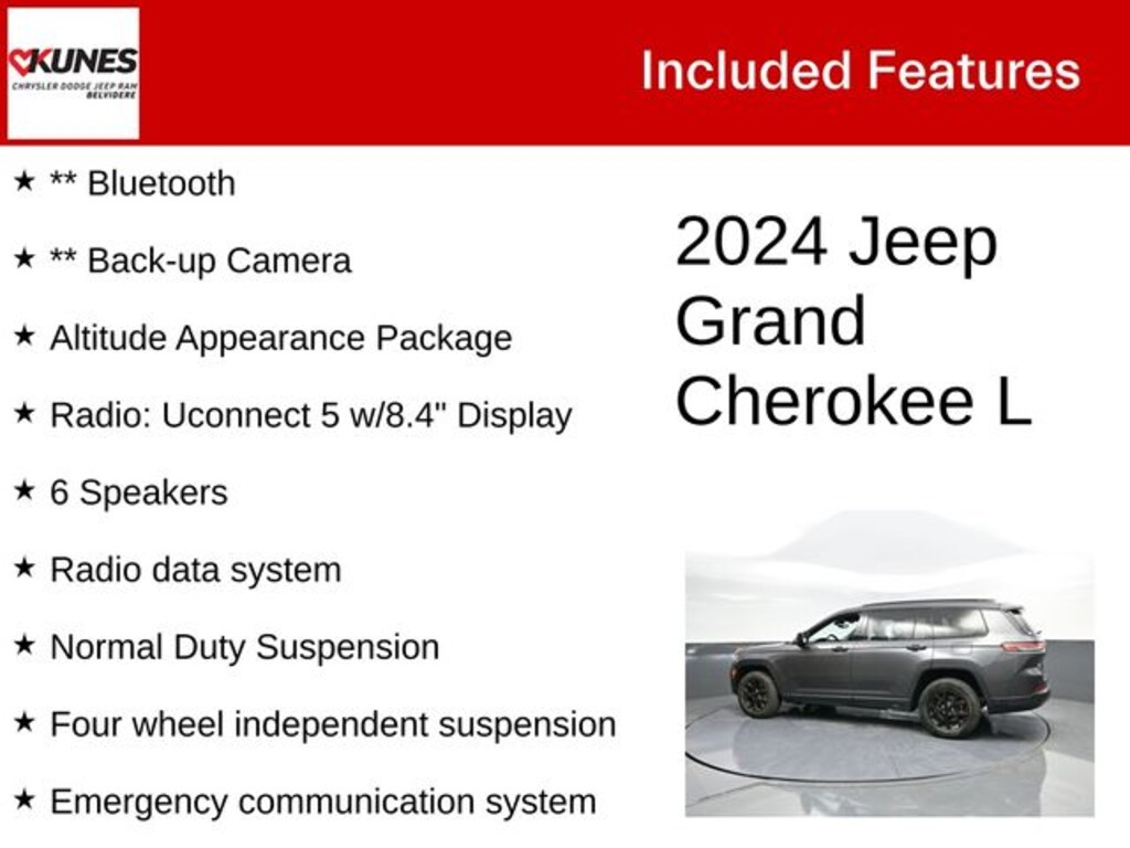 Used 2024 Jeep Grand Cherokee L Altitude SUV