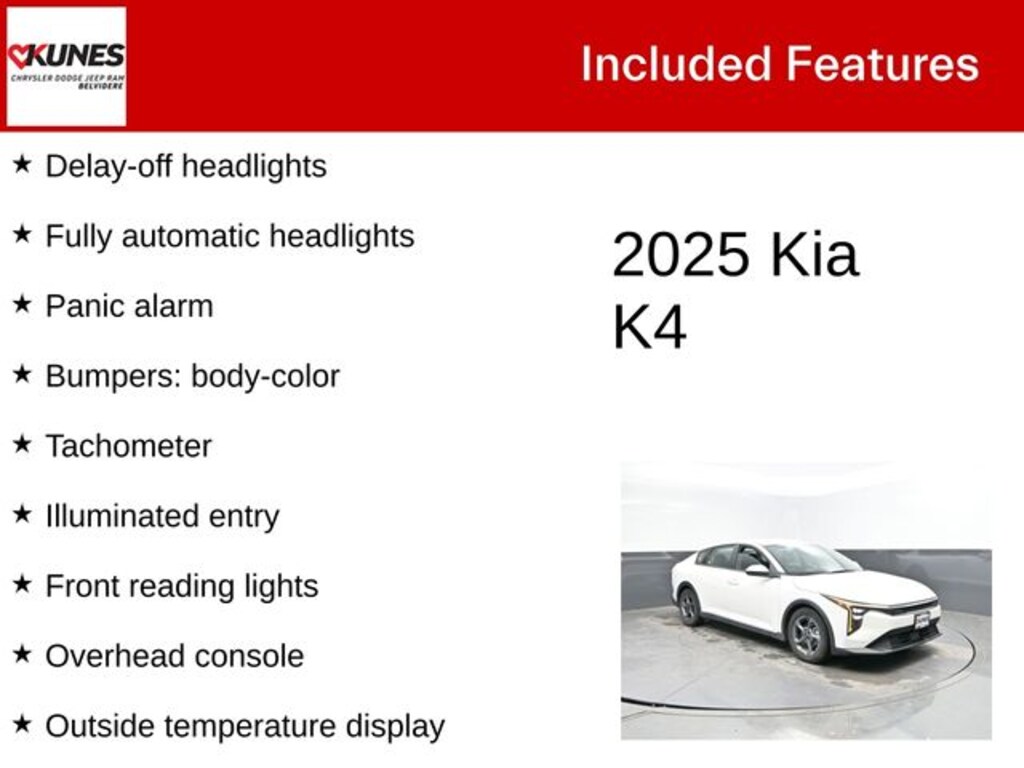 Used 2025 Kia K4 LXS Sedan