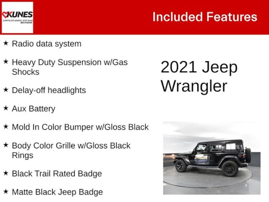 Used 2021 Jeep Wrangler Unlimited Sahara Altitude SUV