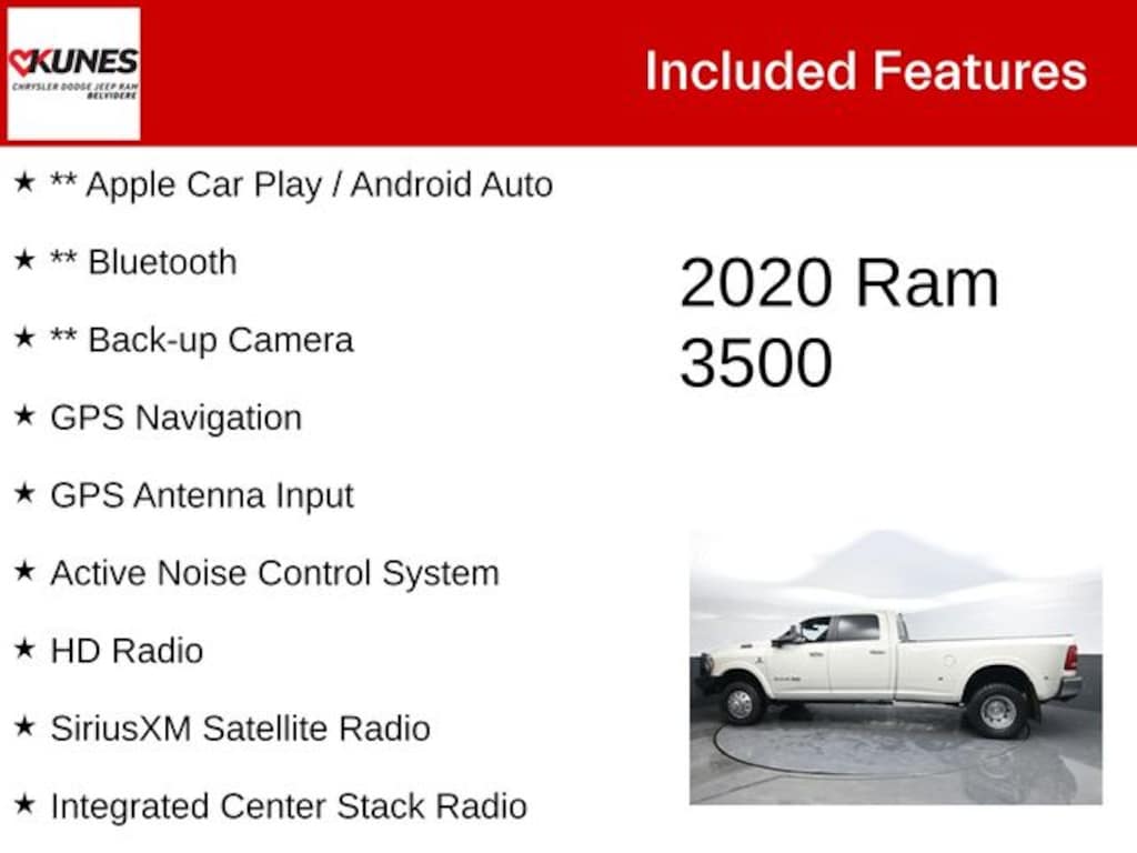 Used 2020 Ram 3500 Laramie Longhorn Truck