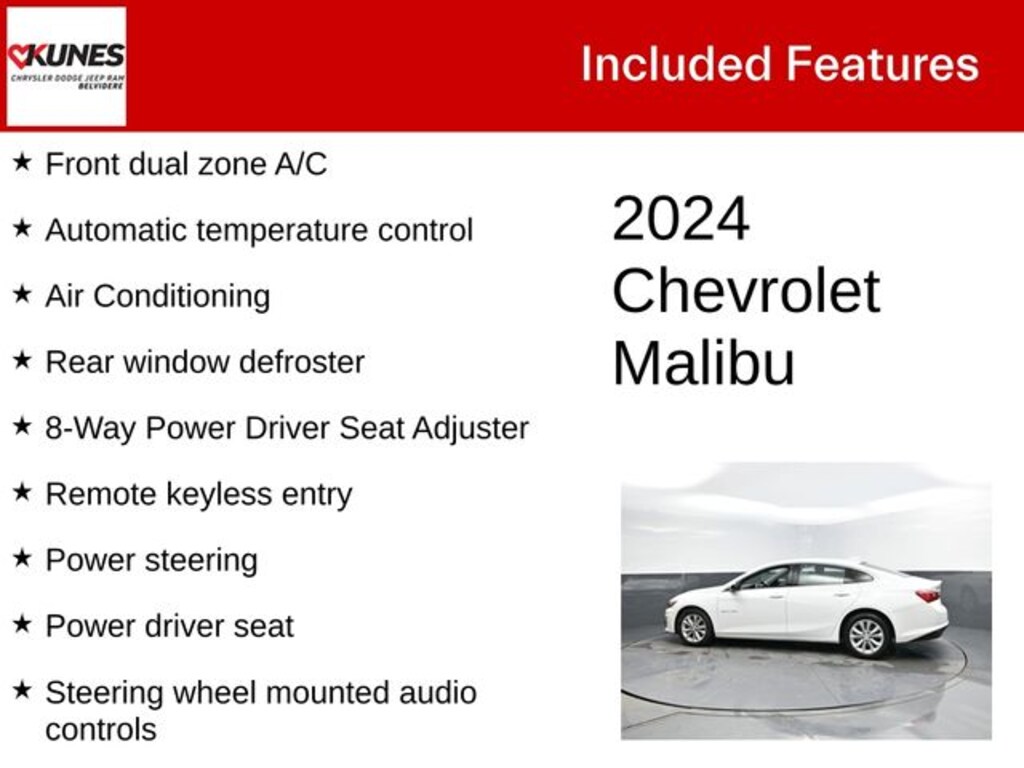 Used 2024 Chevrolet Malibu LT 1LT Sedan