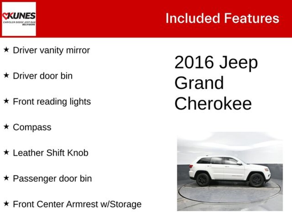 Used 2016 Jeep Grand Cherokee Laredo SUV