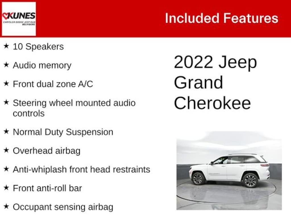 Used 2022 Jeep Grand Cherokee Overland SUV