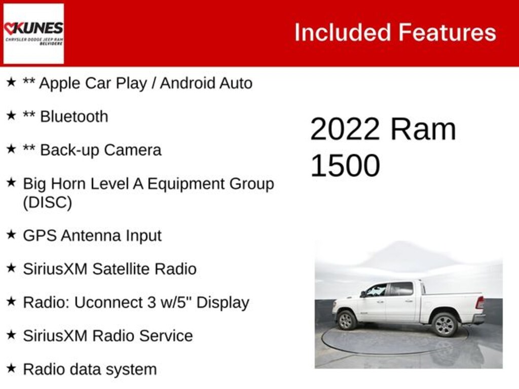Used 2022 Ram 1500 Big Horn/Lone Star Truck