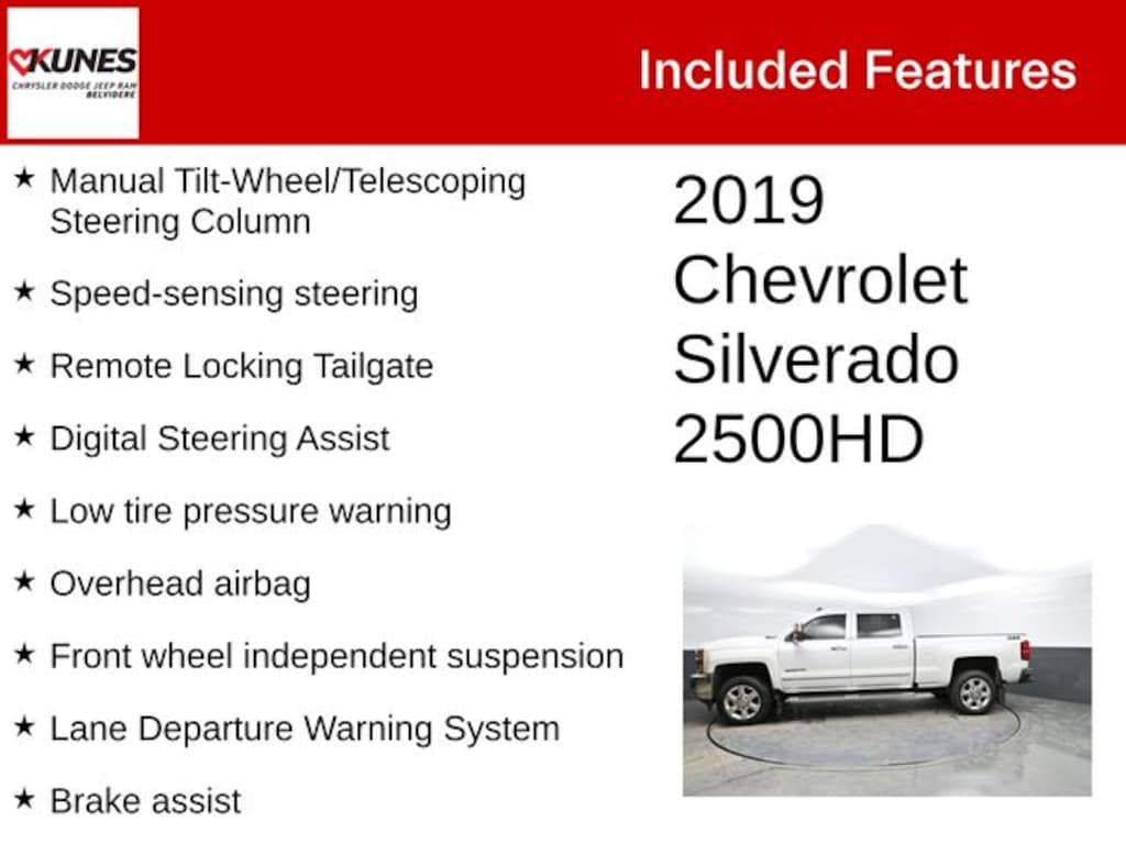 Used 2019 Chevrolet Silverado 2500HD LTZ Truck