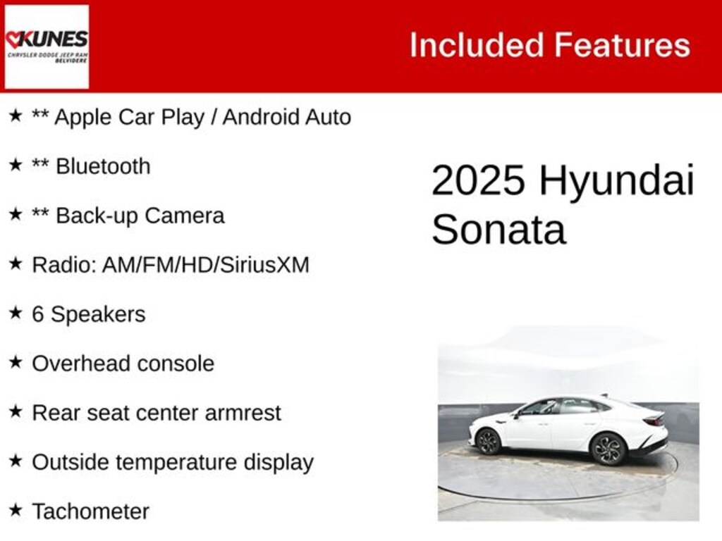Used 2025 Hyundai Sonata SEL Sedan