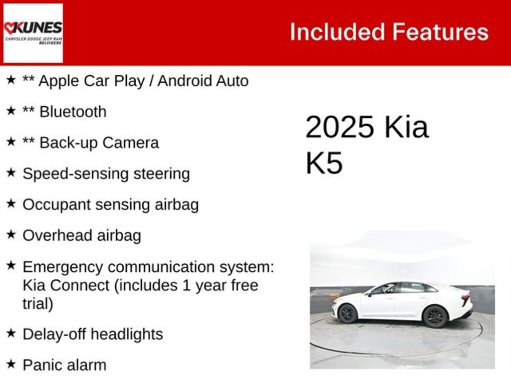 Used 2025 Kia K5 LXS Sedan