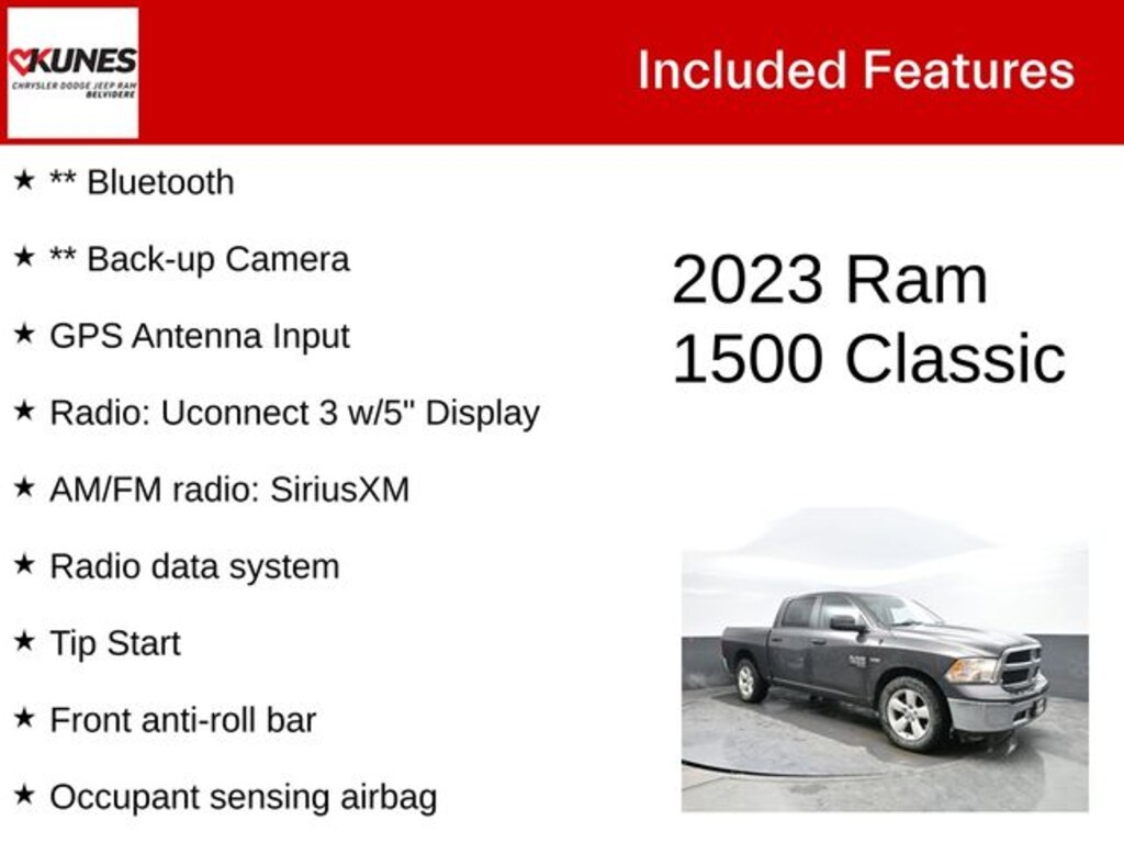 Used 2023 Ram 1500 Classic SLT Truck