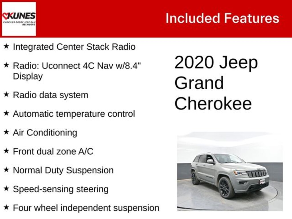 Used 2020 Jeep Grand Cherokee Altitude SUV