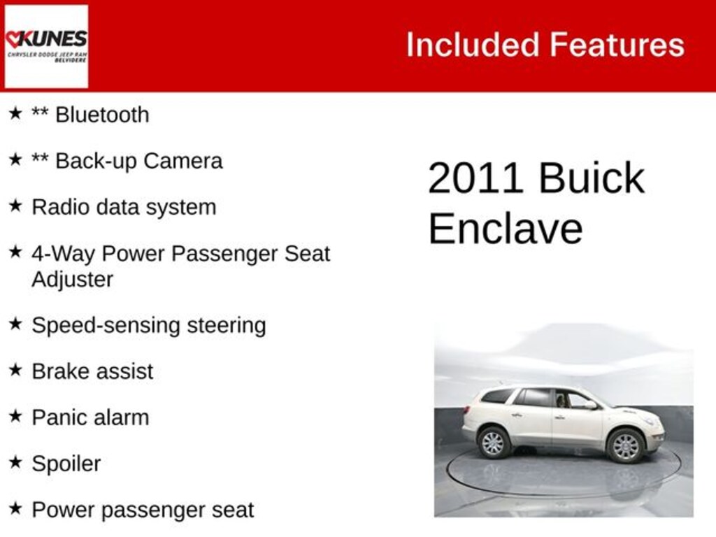 Used 2011 Buick Enclave CXL 1XL SUV