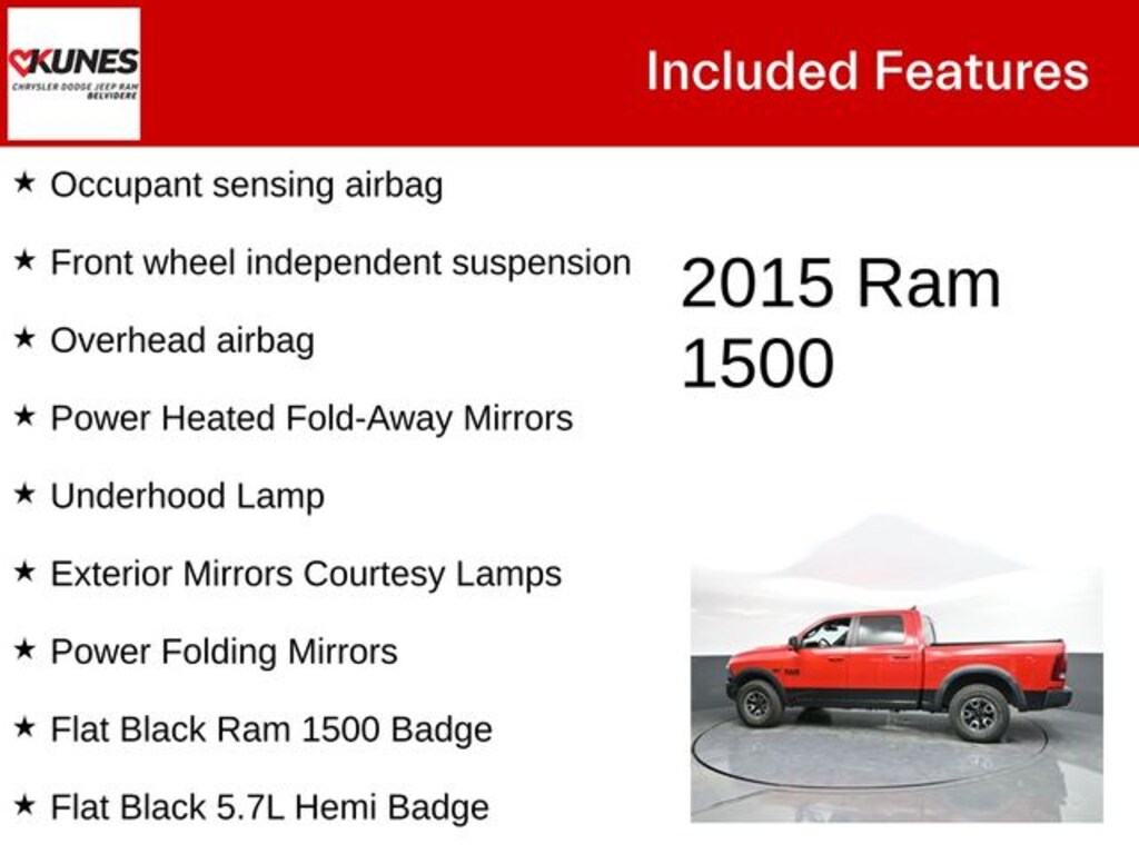 Used 2015 Ram 1500 Rebel Truck
