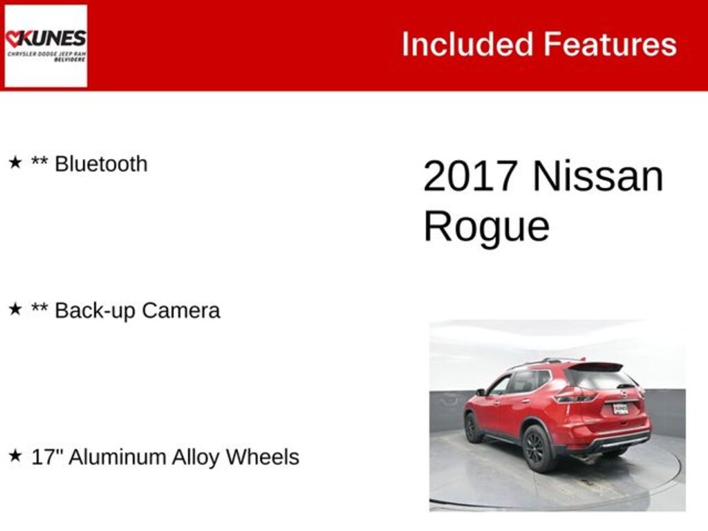 Used 2017 Nissan Rogue SV SUV