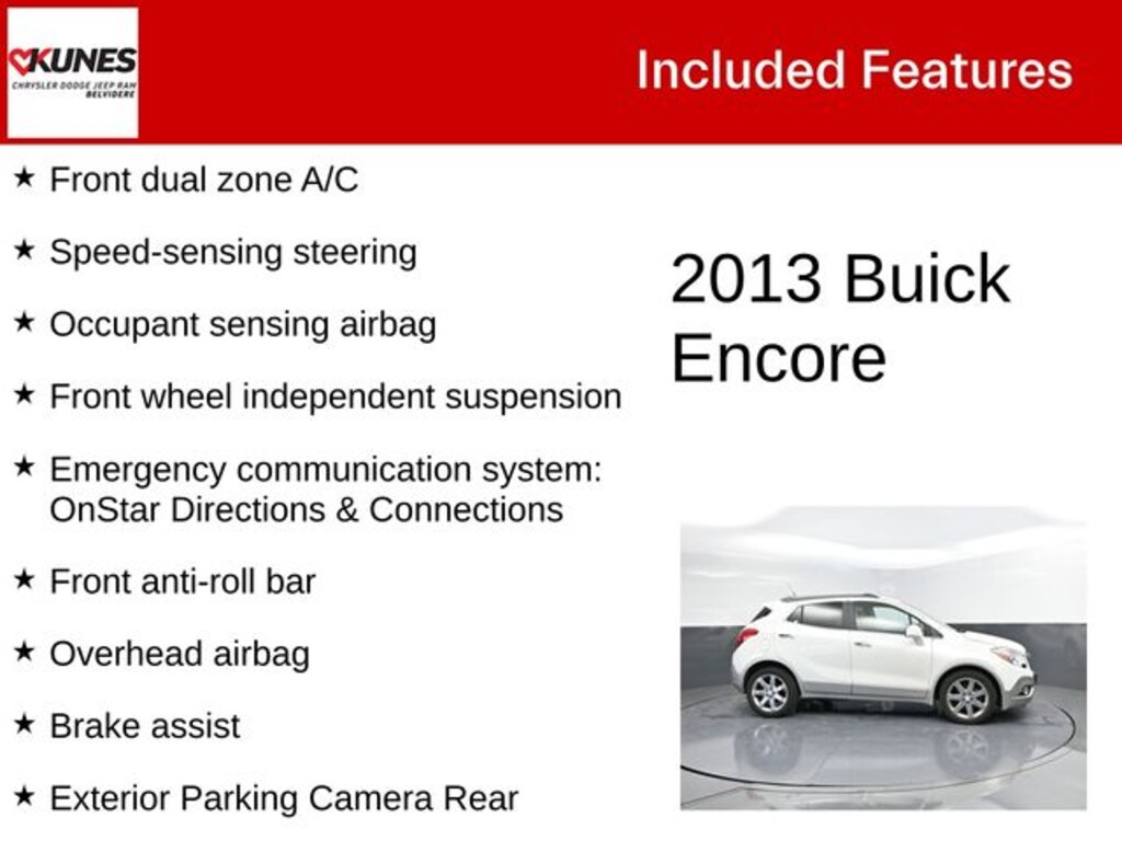 Used 2013 Buick Encore Premium SUV