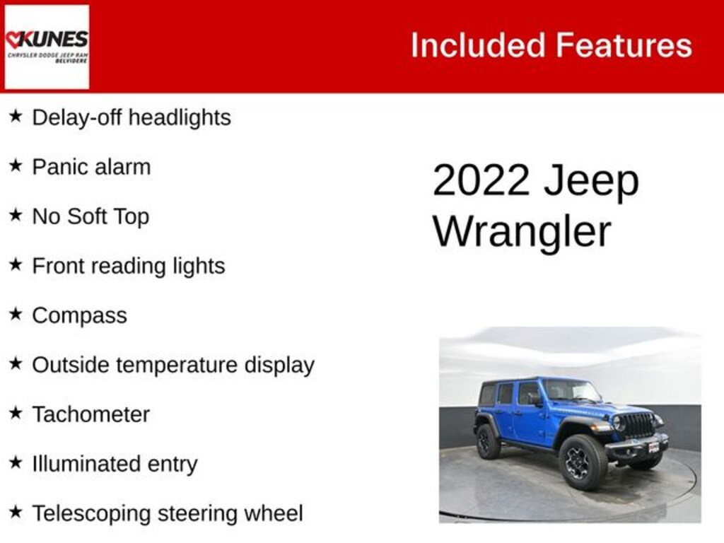 Used 2022 Jeep Wrangler Unlimited Rubicon 4xe SUV