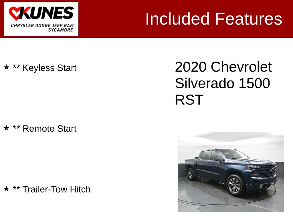 Used 2020 Chevrolet Silverado 1500 RST Truck