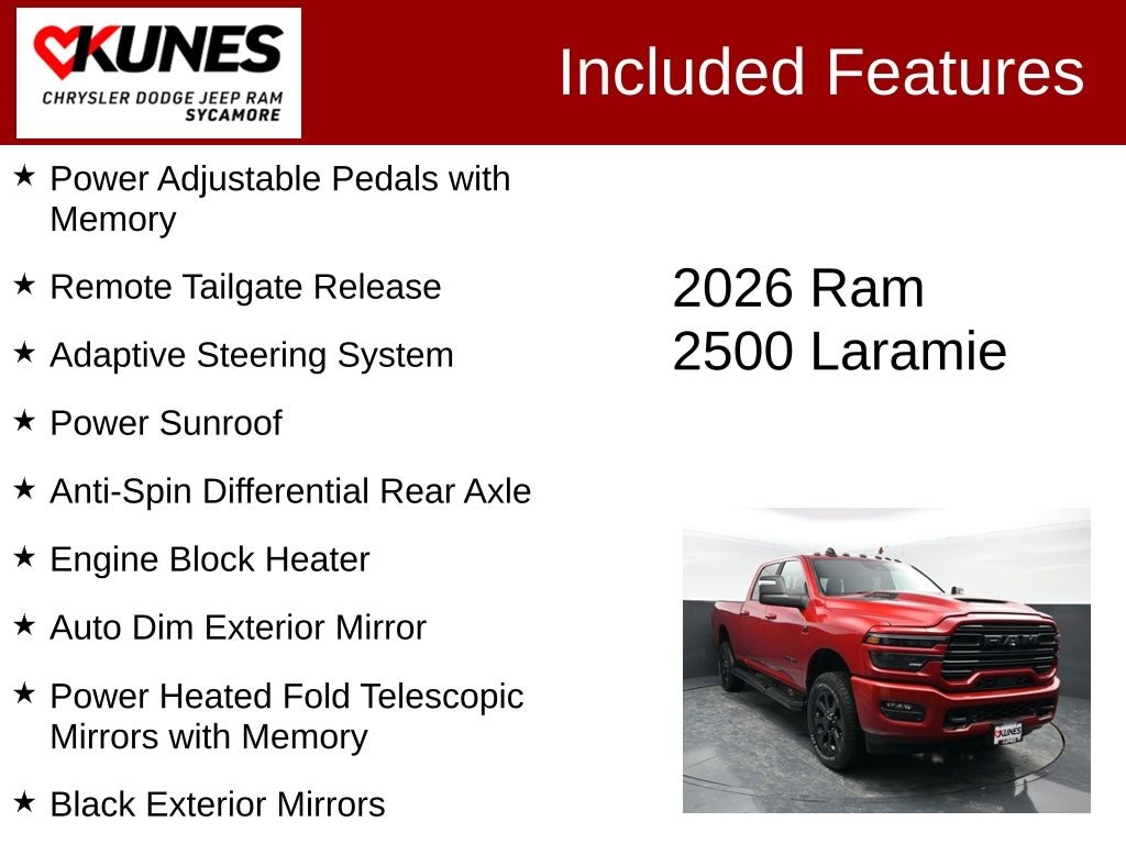 New 2026 Ram 2500 Laramie Night Edition Pickup