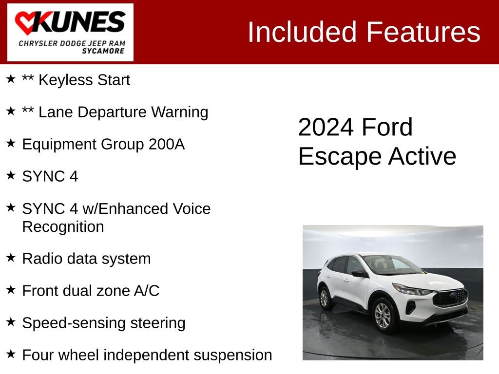 Used 2024 Ford Escape Active SUV