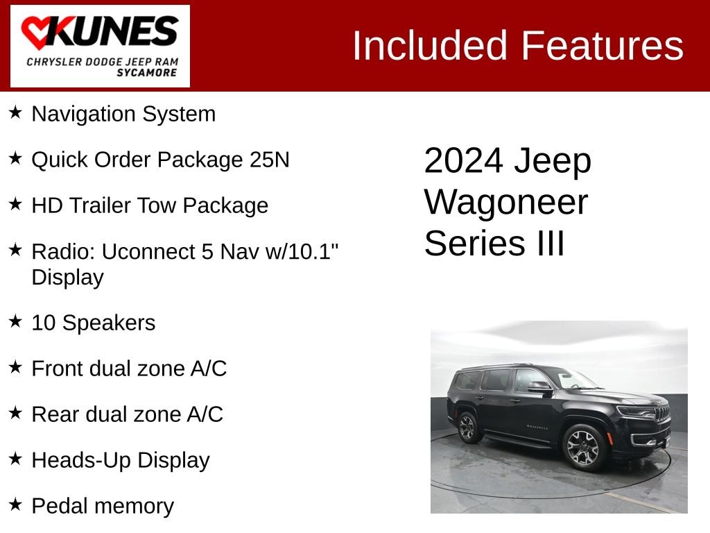 Used 2024 Jeep Wagoneer Series III 4WD SUV
