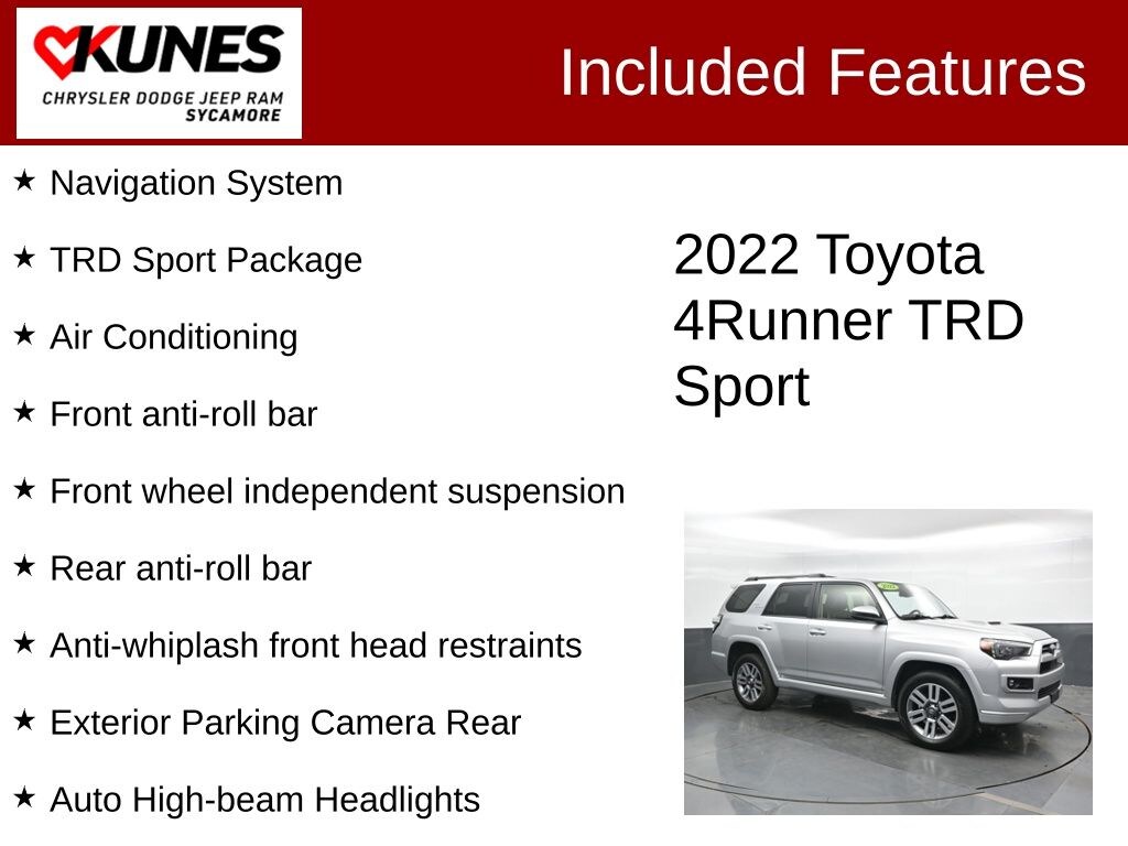 Used 2022 Toyota 4Runner TRD Sport SUV
