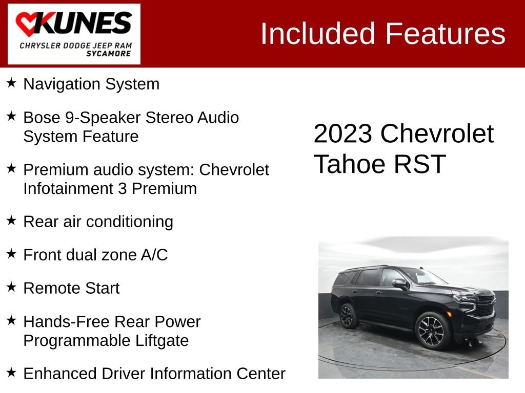 Used 2023 Chevrolet Tahoe RST 4WD SUV