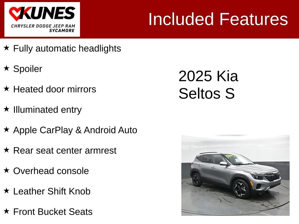 Used 2025 Kia Seltos S SUV
